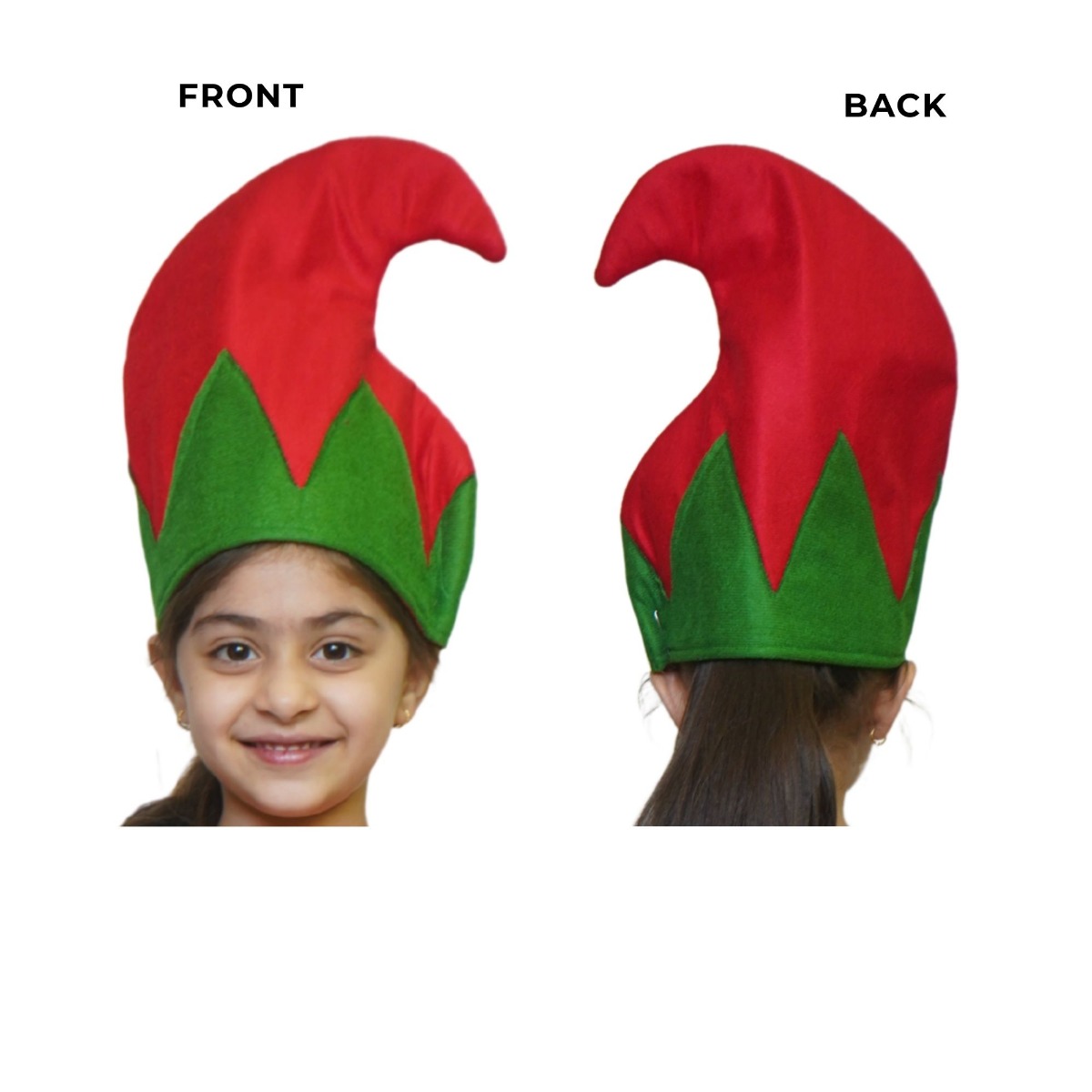 Elf Cap Christmas Fancy Dress Accessory for Kids & Adults