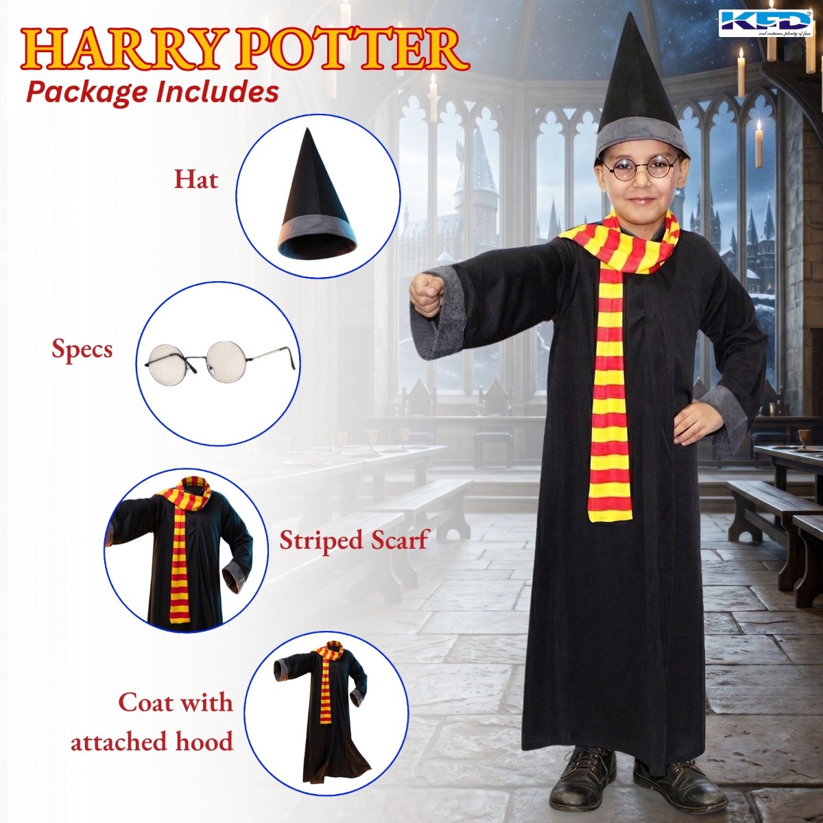 Book Character Harry Potter Costume for Kids