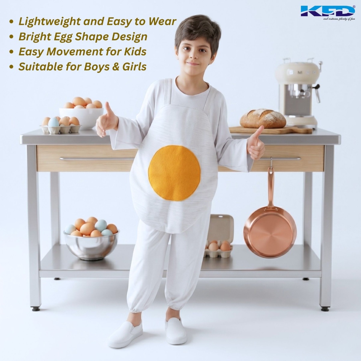 Egg Fancy Dress Costume for Kids