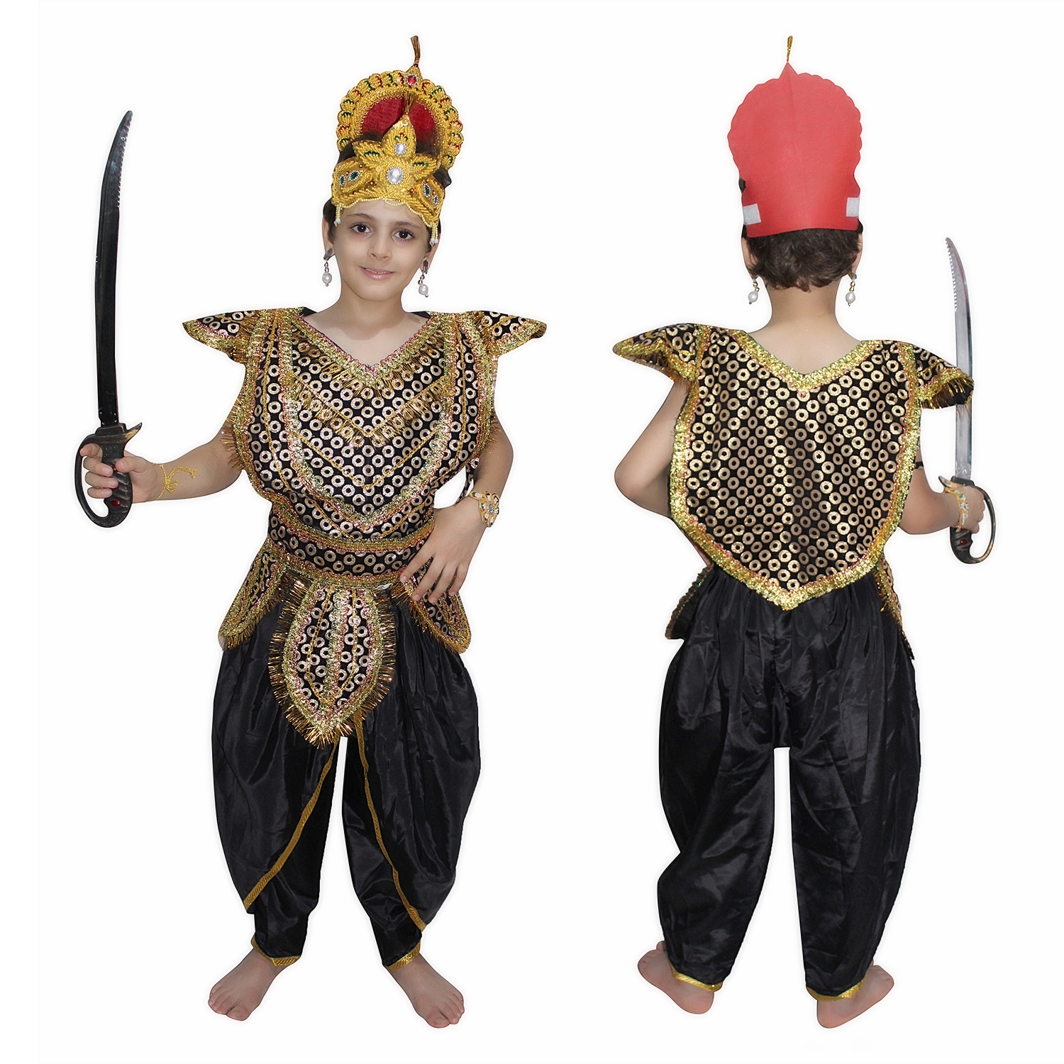 Ravan Kavach Fancy Dress for Kids