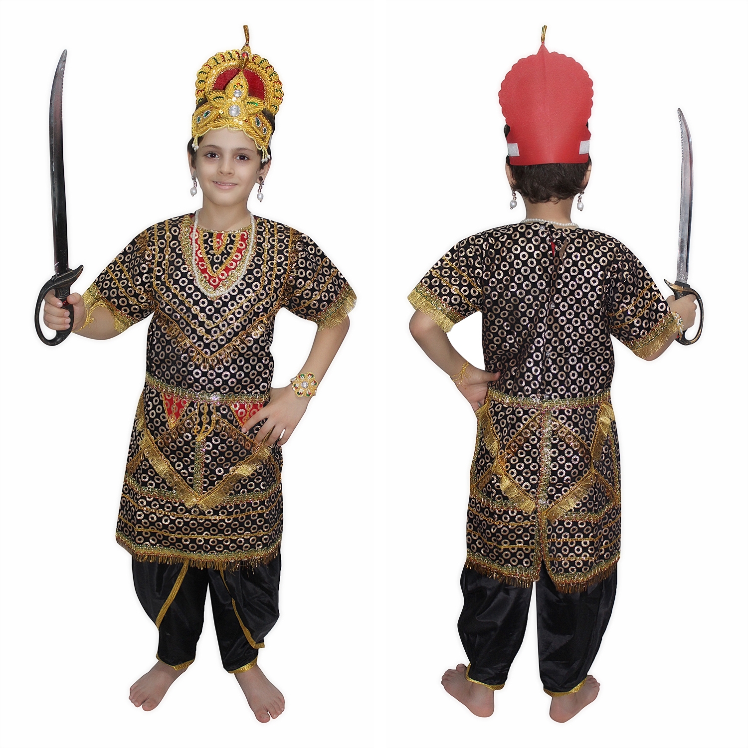 Ravan Fancy Dress Costume for Kids