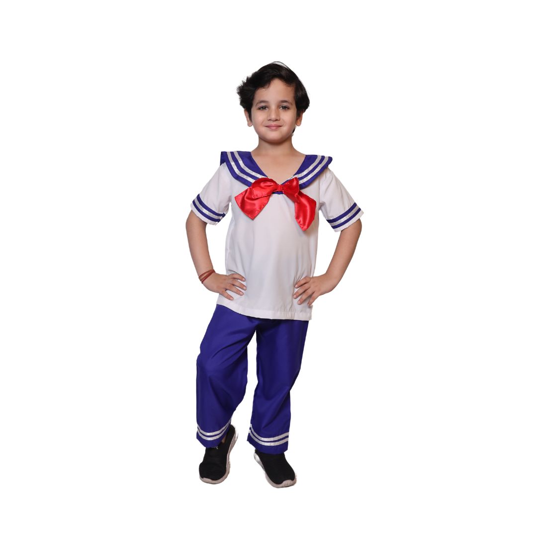 Sailor Boy Costume, Sailor Child Costume, Sailor Child Costume For kids, Play and Event Costume Sailor Boy Costume Dress-up parties, Halloween, or school plays.