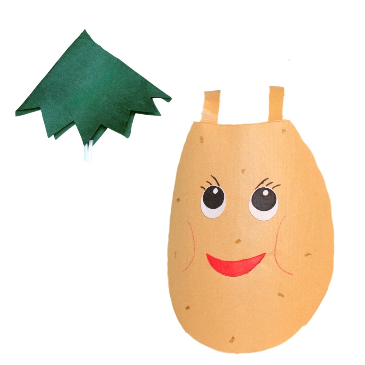 Potato Vegetables Costume Cutout with Cap