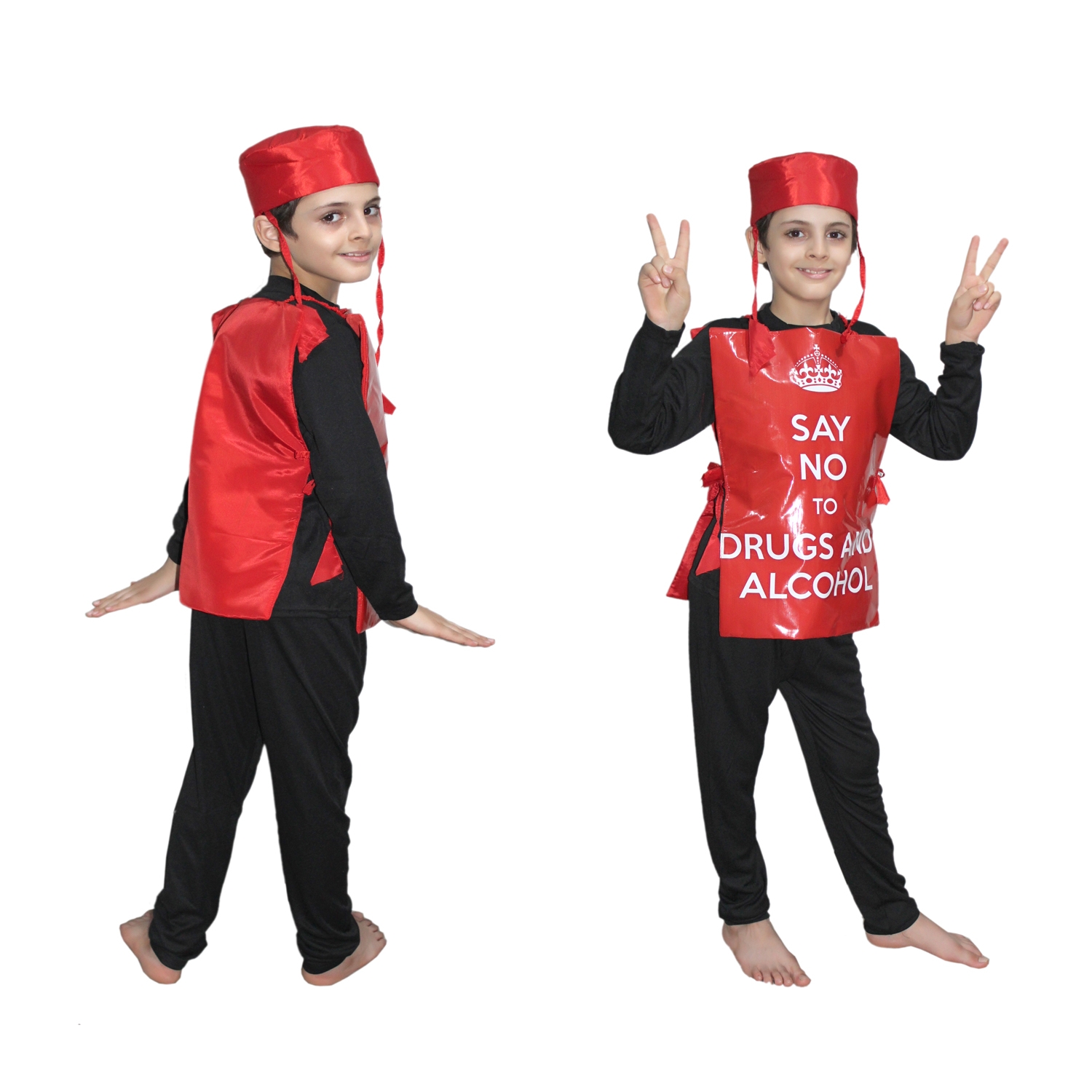 “Say No to Drugs & Alcohol” Campaign Costume for Kids