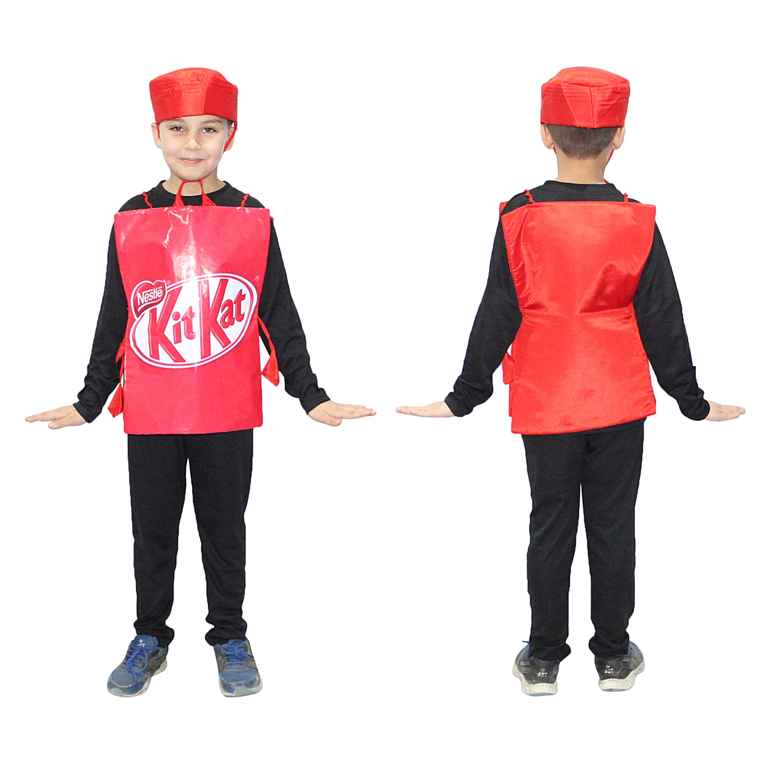 Kit Kat Cut‑Out Fancy Dress Costume for Kids