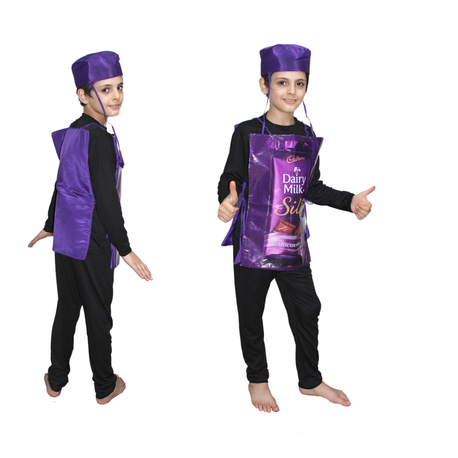 Dairy Milk Chocolate Fancy Dress Costume Kids