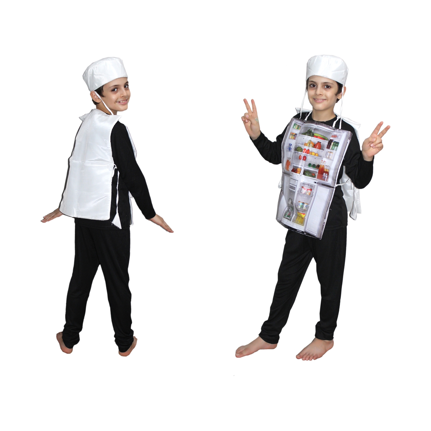 Refrigerator Cut‑Out Fancy Dress Costume for Kids