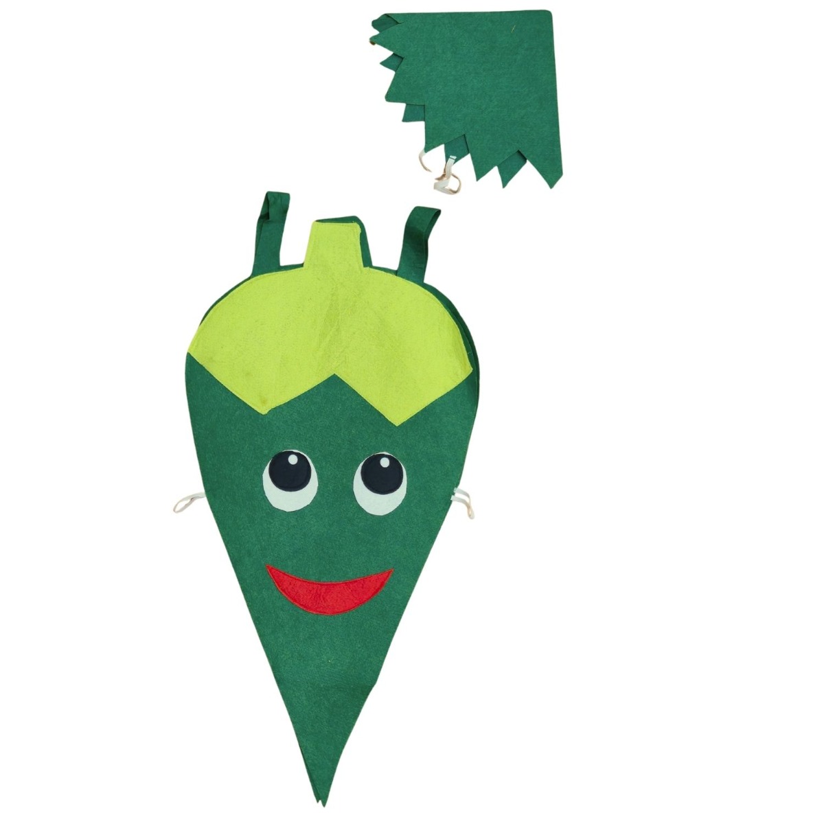Lady Finger Vegetable Costume Cutout with Cap