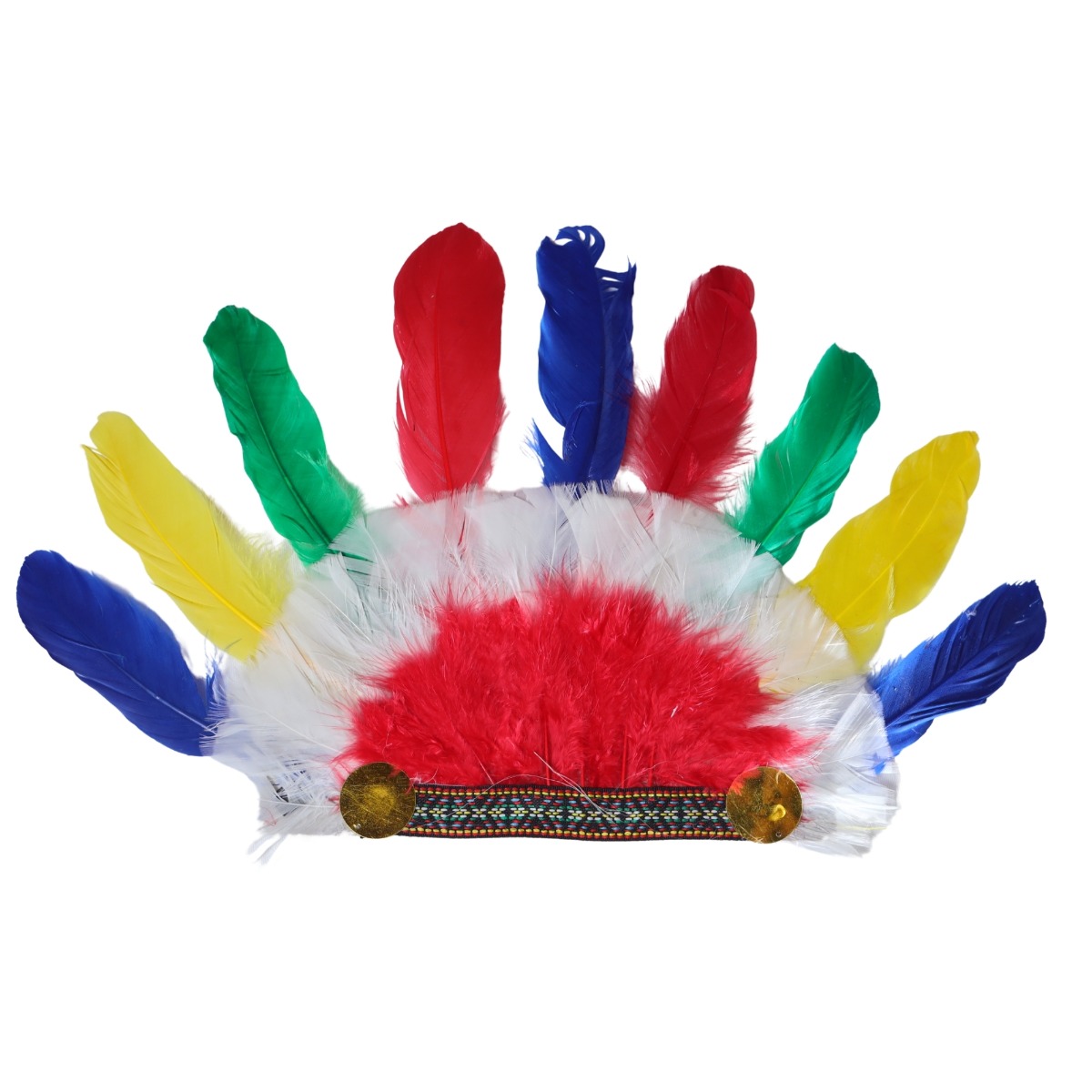 Tribal Style Hairband Multicolor for Kids Tribal Dance Fancy Dress for Stage Performances