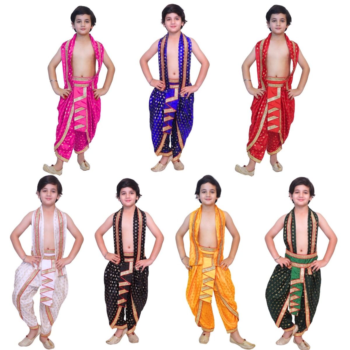 Dhoti for Kids - Traditional Ethnic Wear for Festivals