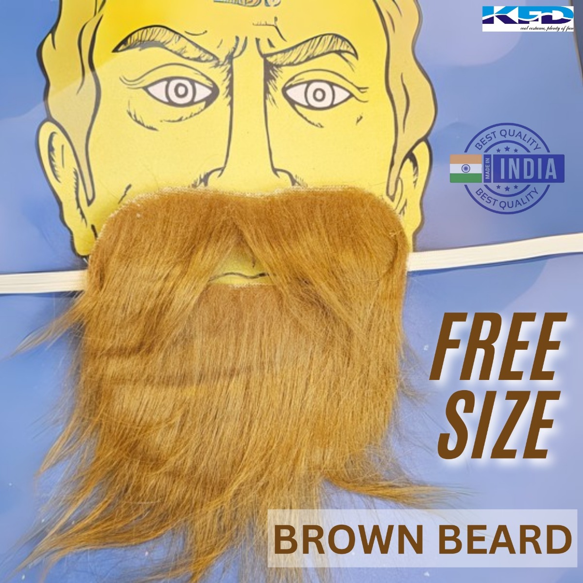 Beard In Brown Color School Annual function/Theme Party/Competition/Stage Shows/Birthday Party Dress