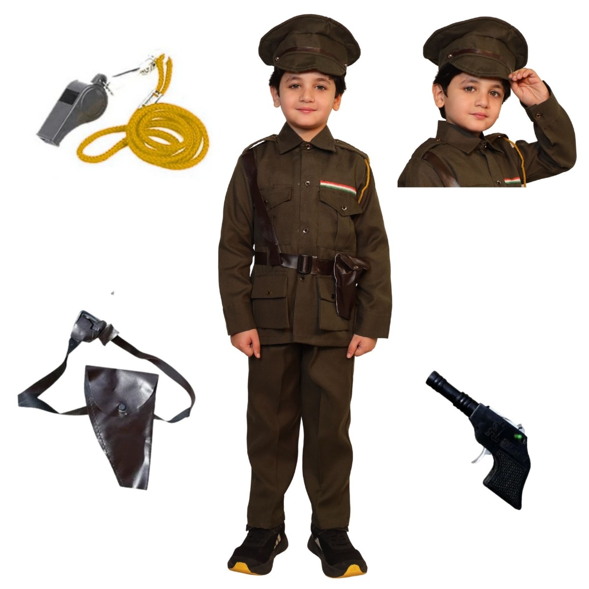 Indian Army National Hero Costume for Kids