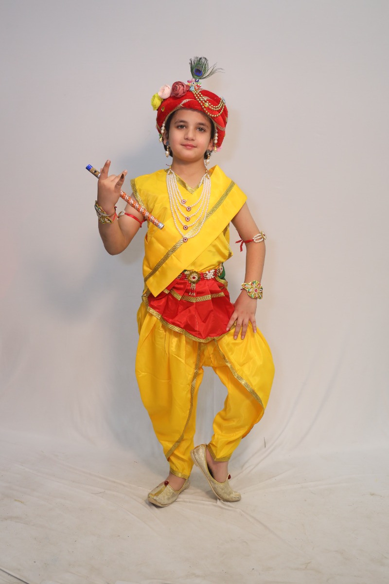 Krishna Costume for Kids | Janmashtami Fancy Dress Outfit