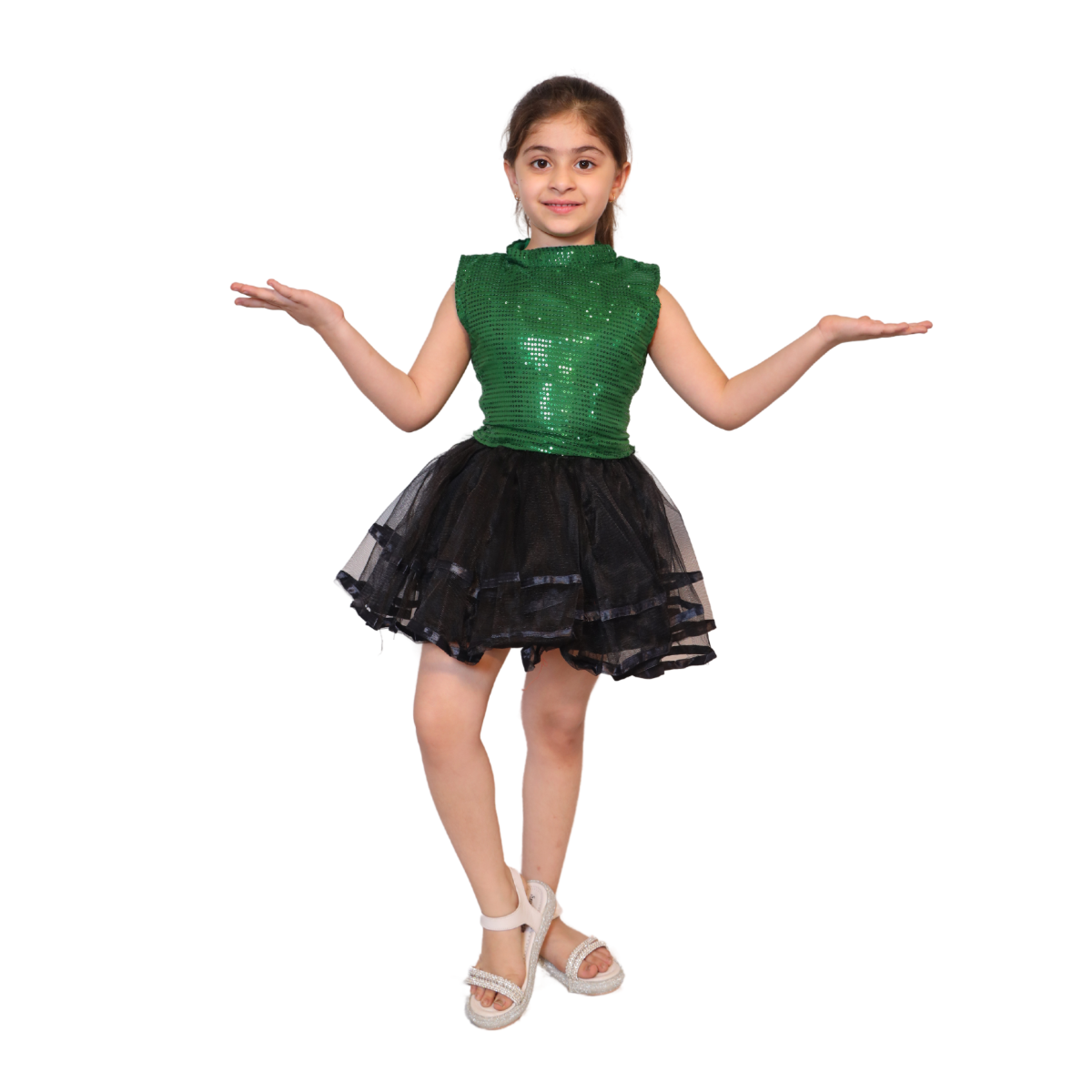 Green Ulter Neck Top