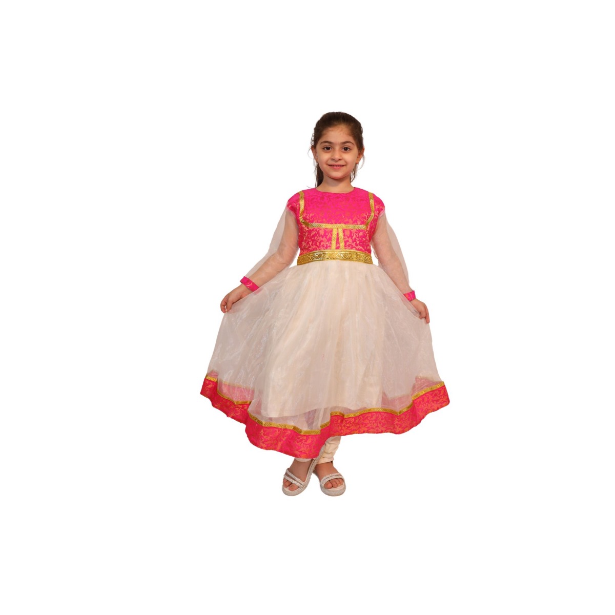 Anarkali Classical Dance Costume for Kids