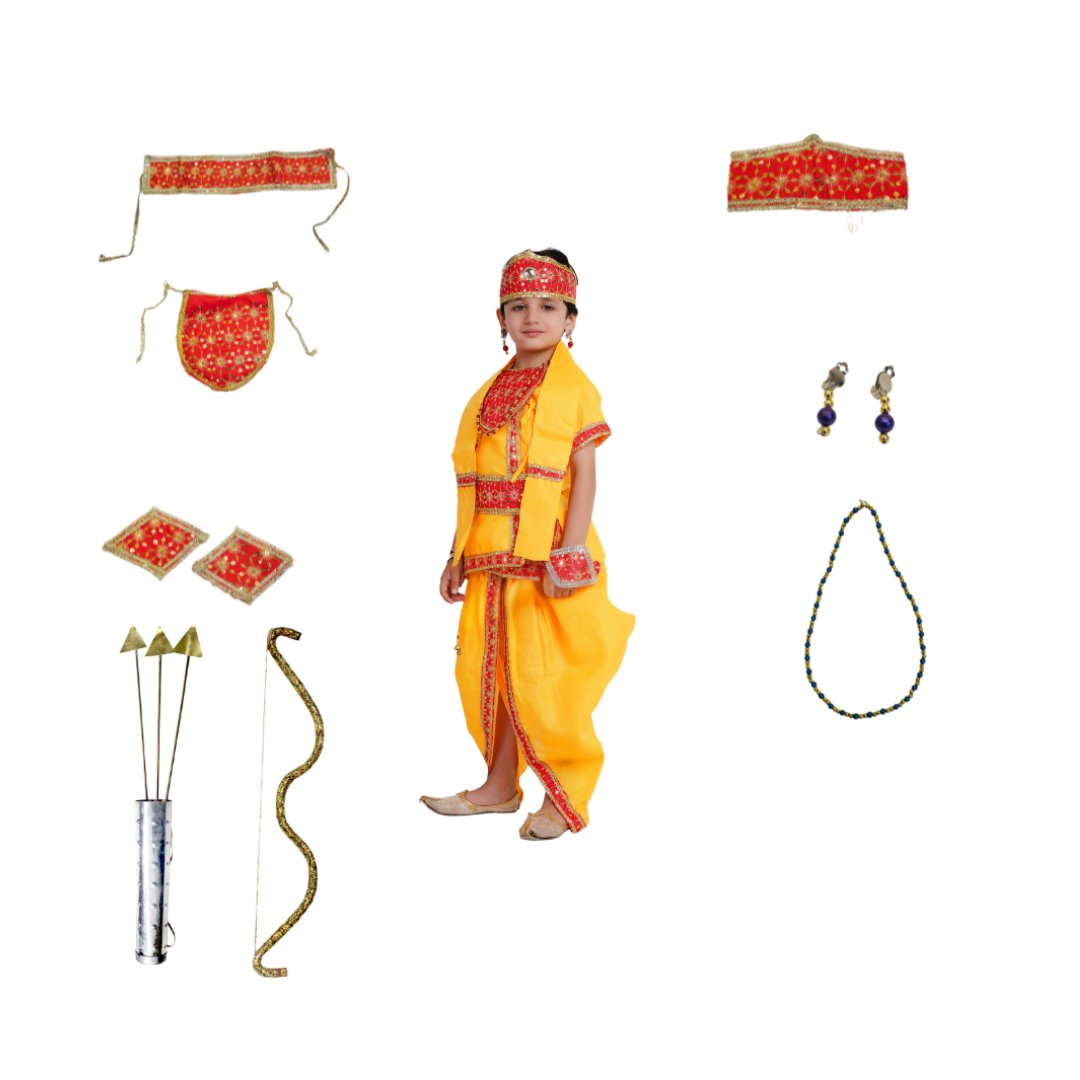 Lord Ram Costume for Kids Ramleela Fancy Dress Outfit for School Play Events