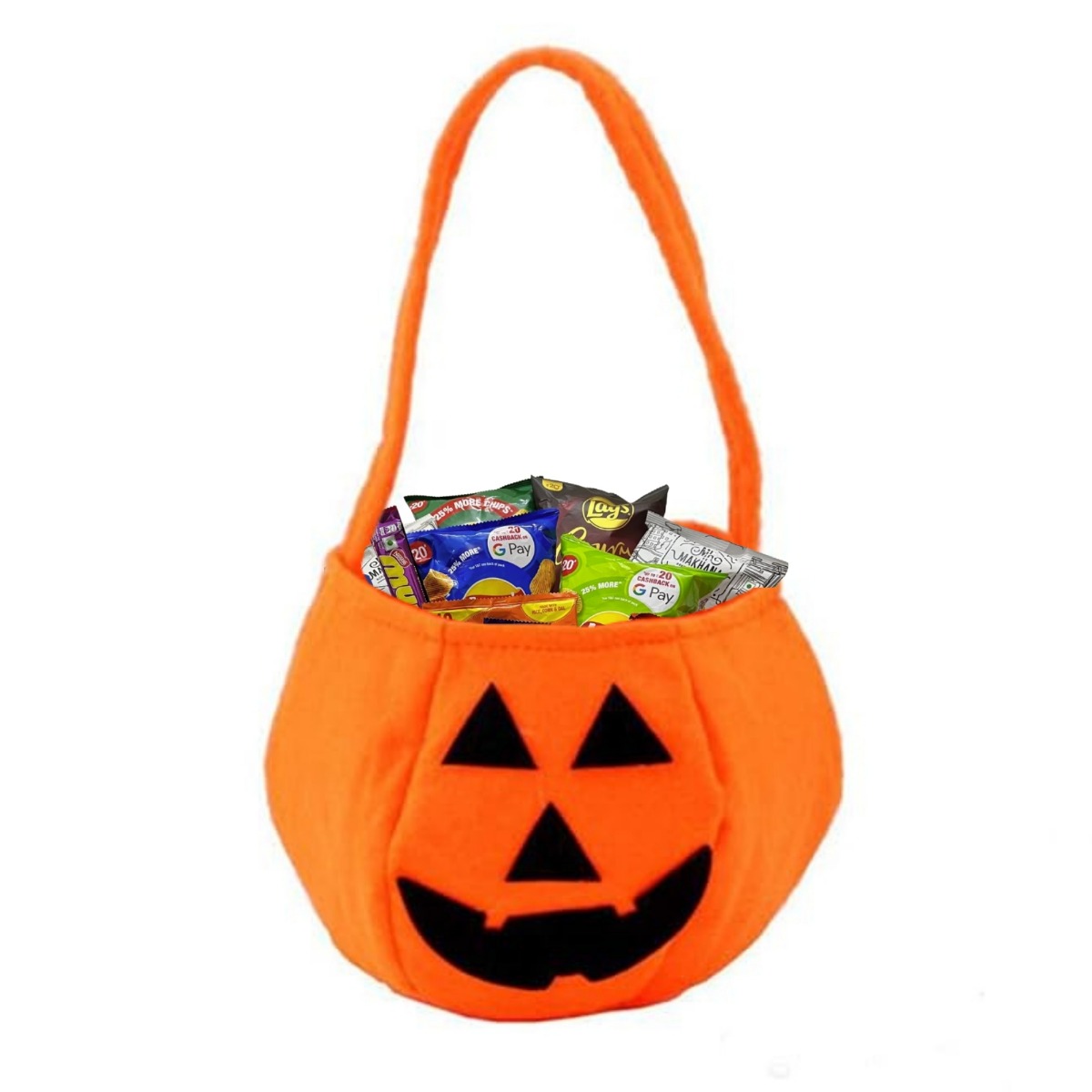 Kids Pumpkin Candy Basket