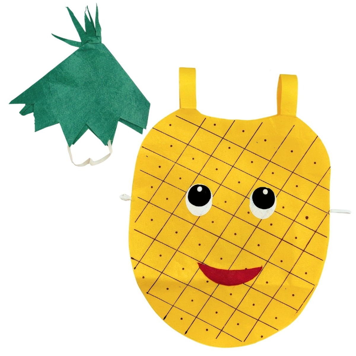 Pineapple Fruits Costume Cutout with Cap