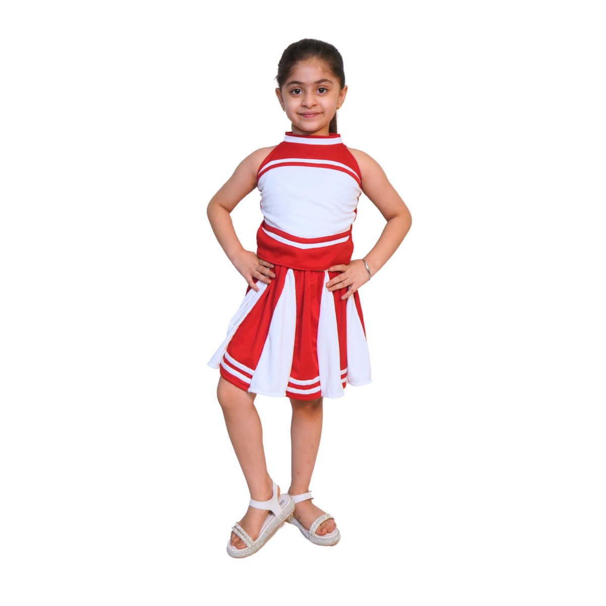 Cheer Leader Dance Dress Stylish Outfit for Annual Functions, Dance Performances