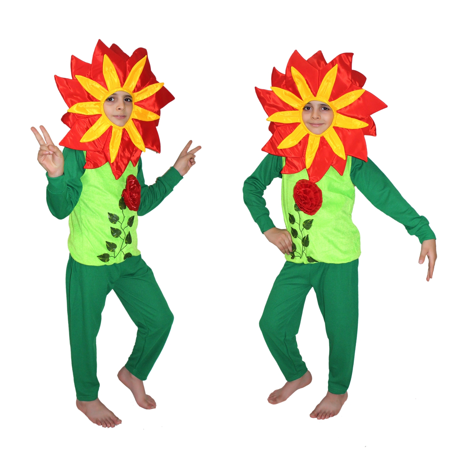 Red Flower Costume