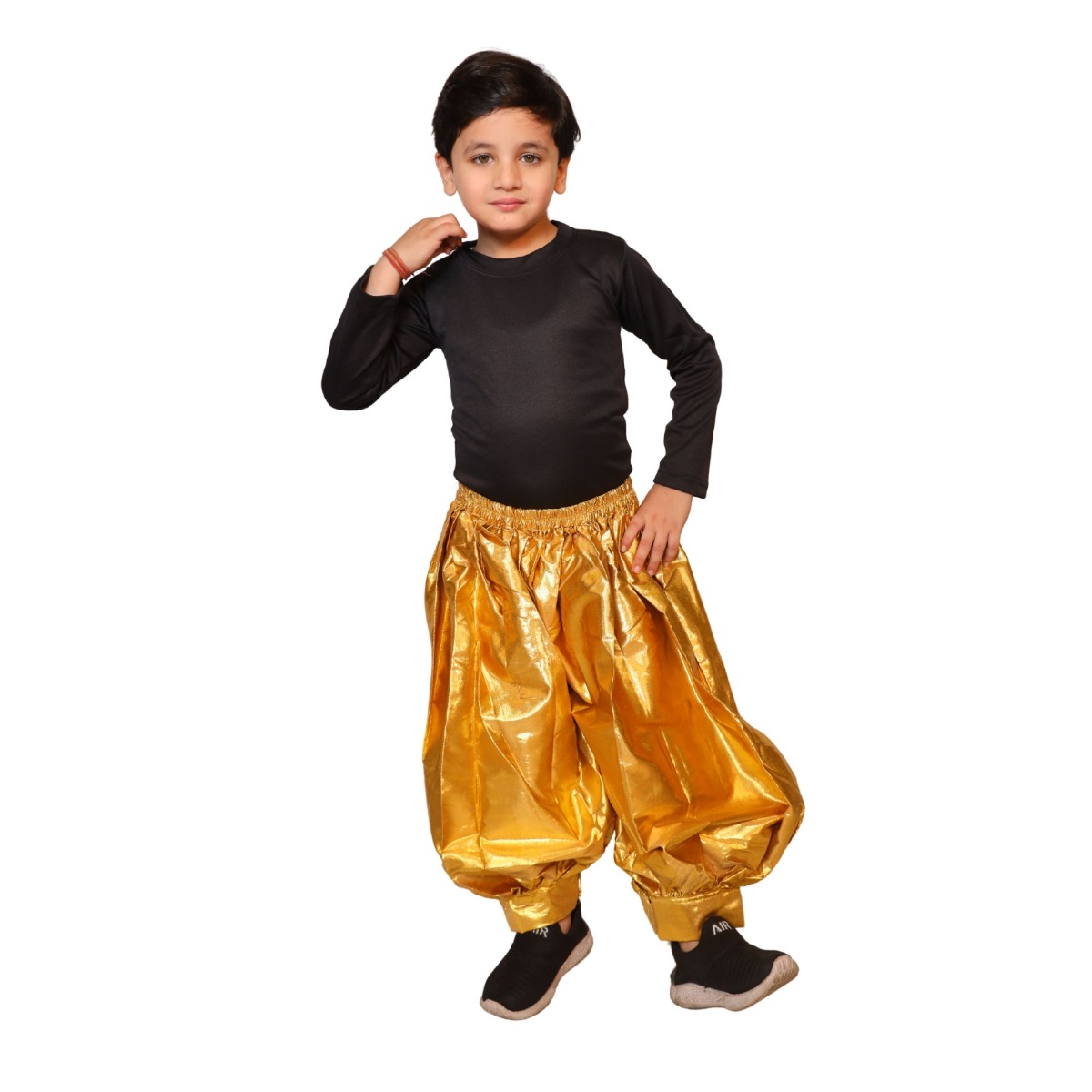 Harrom Elegant Golden Harrom Dress for Special Occasions