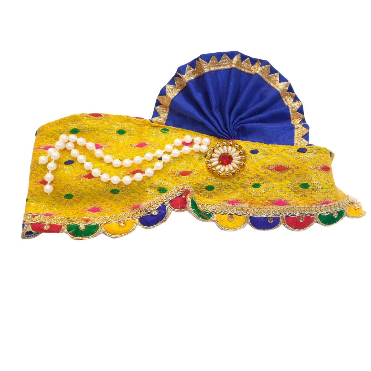 Fabric Mukut For Mythological Character/Janmashtami/Dussehra/Diwali/School annual function