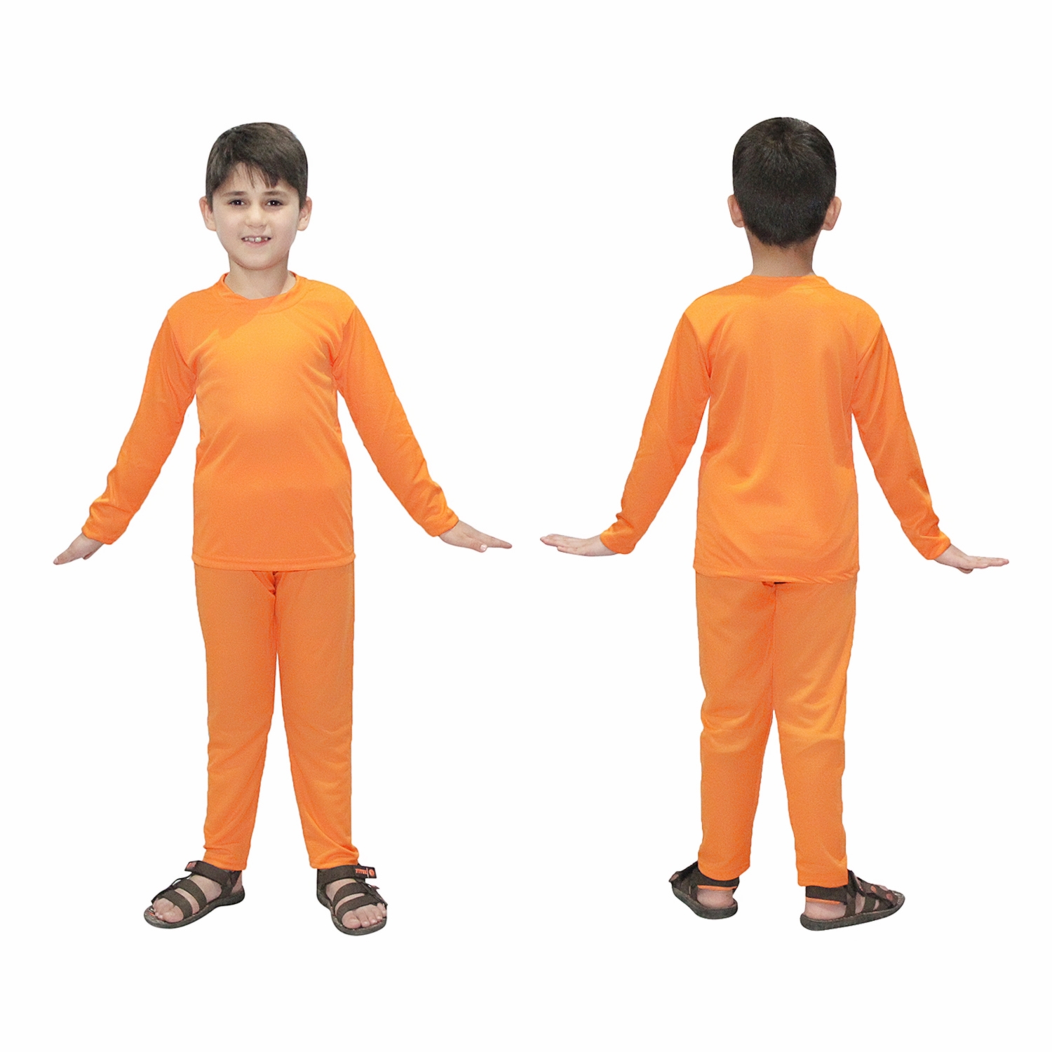 Track Suite Orange Color Fancy Dress for Kids