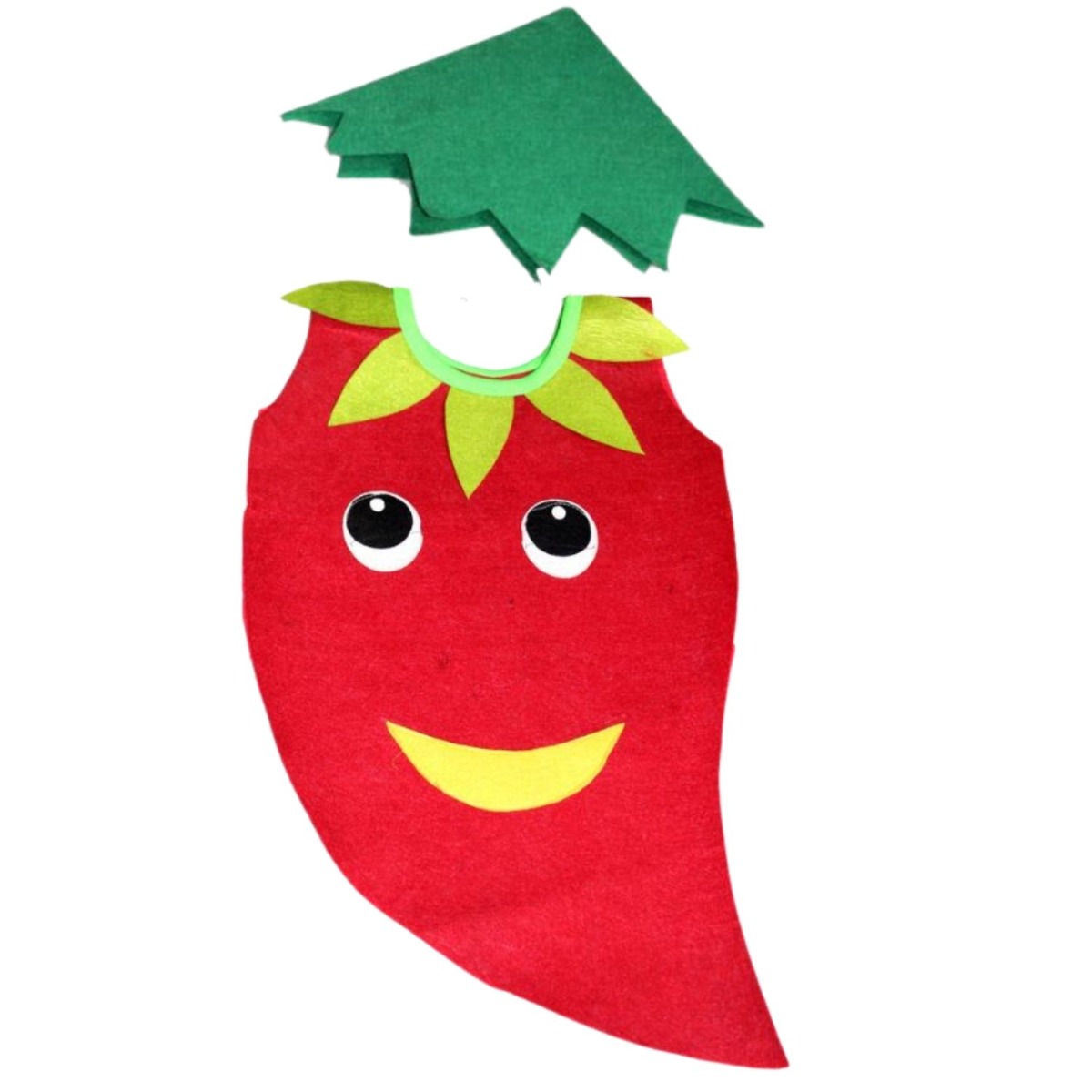 Red Chilli Pepper Cutout Fancy Dress