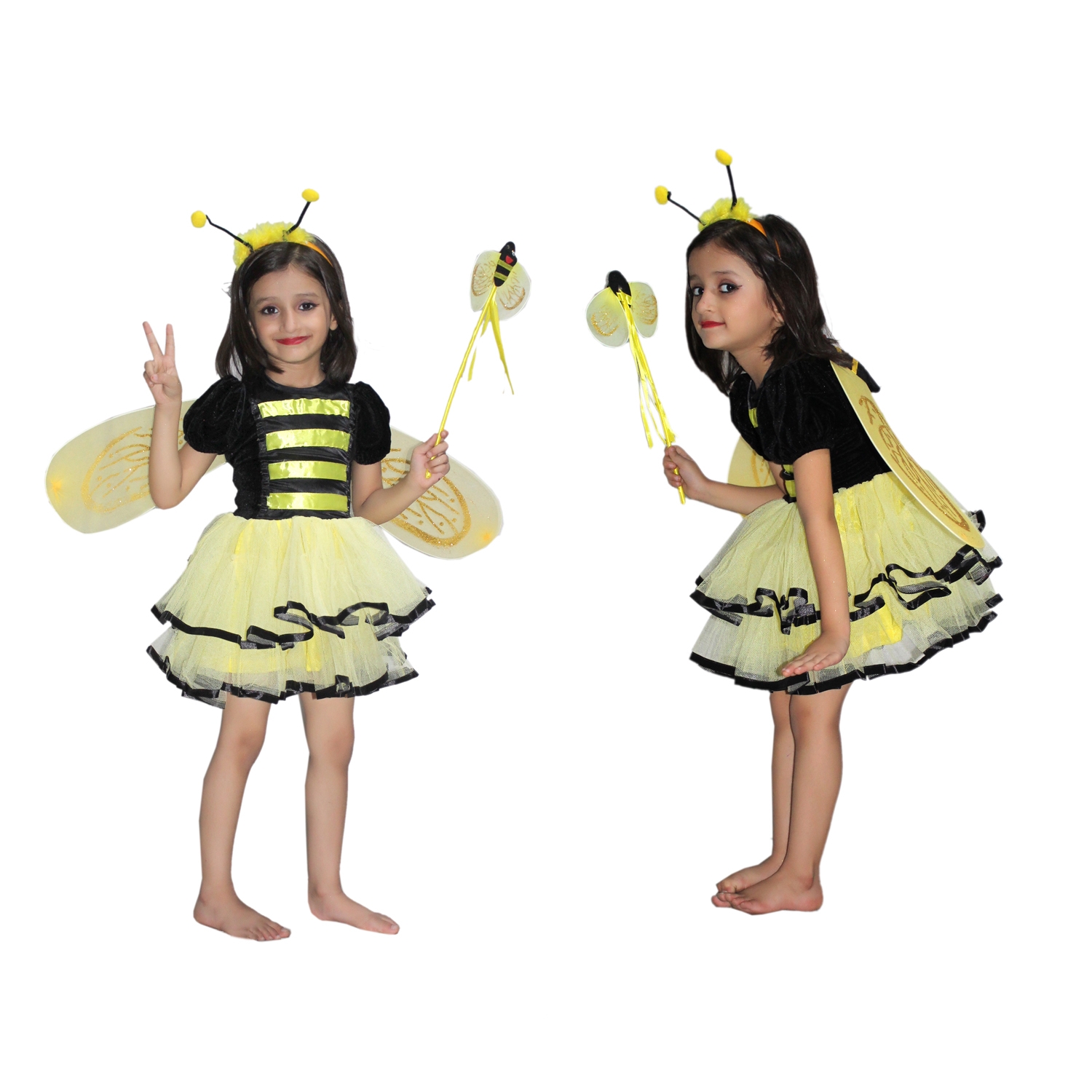 Bumbel Bee Girl Fancy Dress for Kids