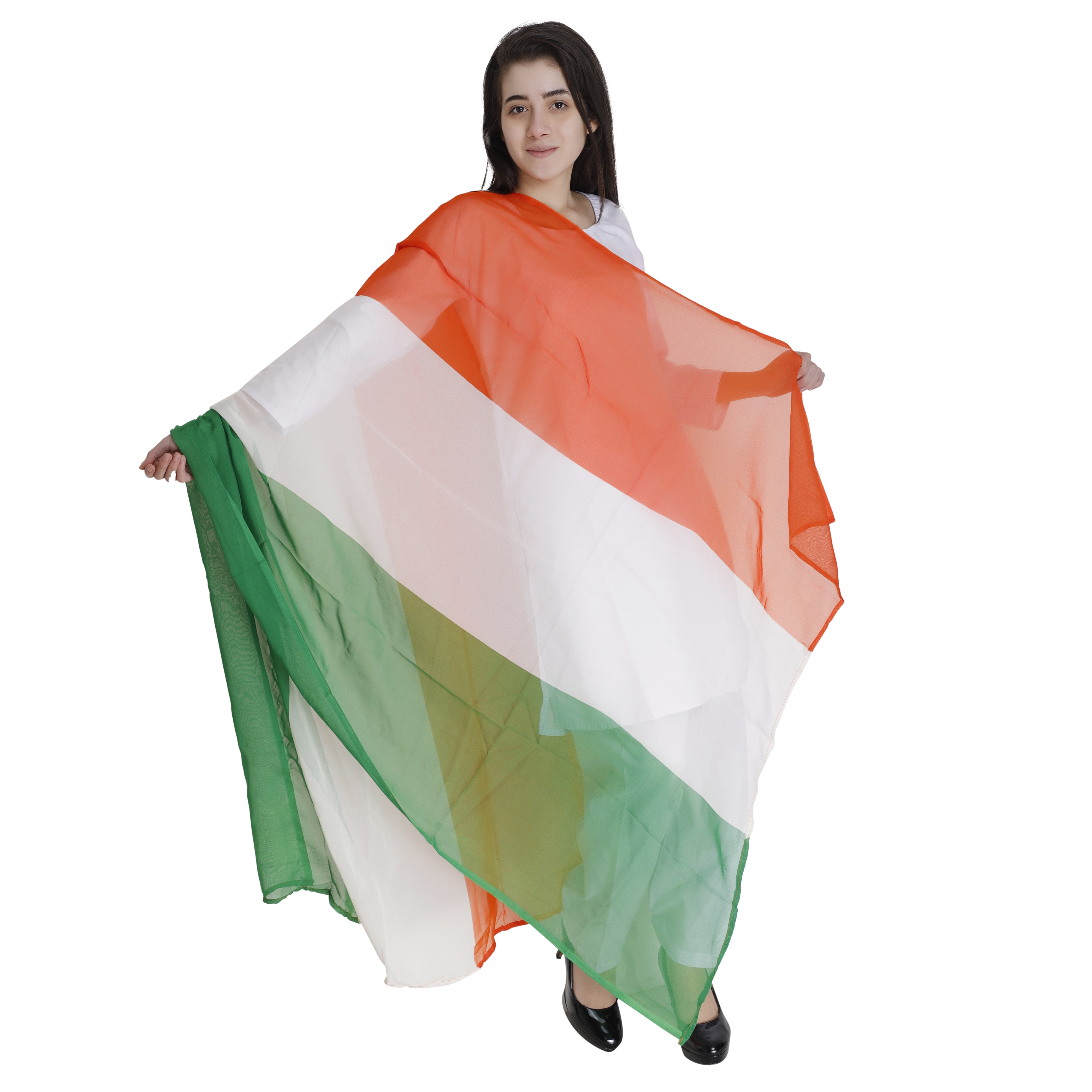 Kids Tricolor Chunni (Tiranga Dupatta) for Patriotic Events