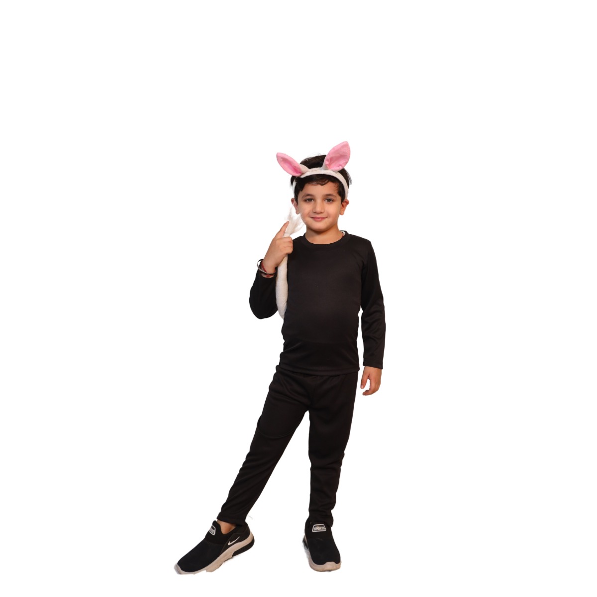 Rabbit Hairband and Tail Set for Kids Dress-Up Role Play