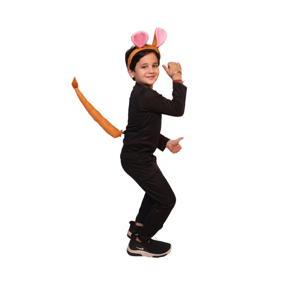 Monkey Hairband and Tail Set for Kids Dress-Up Role Play