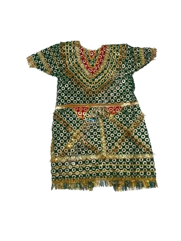 Elegant Green Gown for Girls