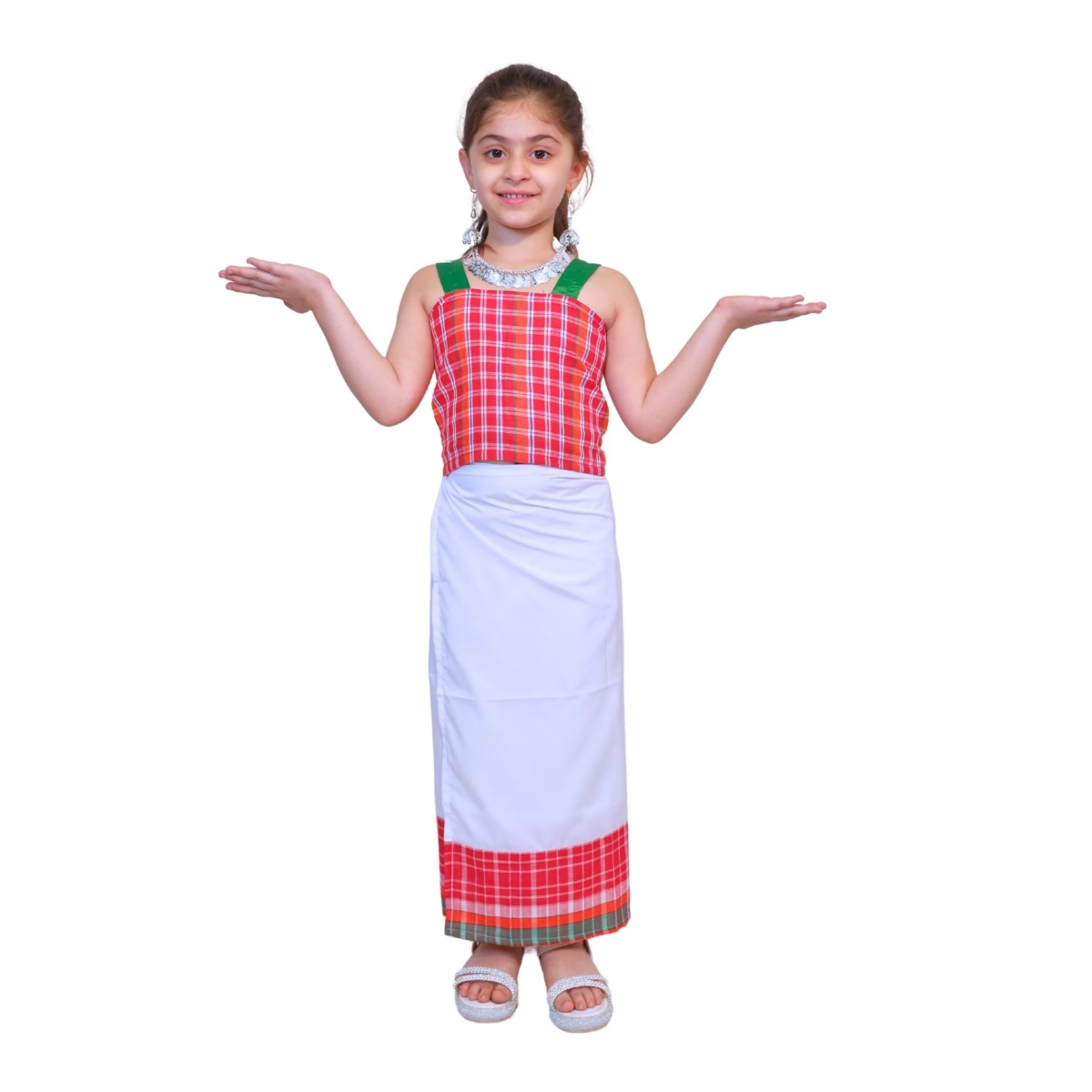 Tripura Girl Indian State Fancy Dress for Kids