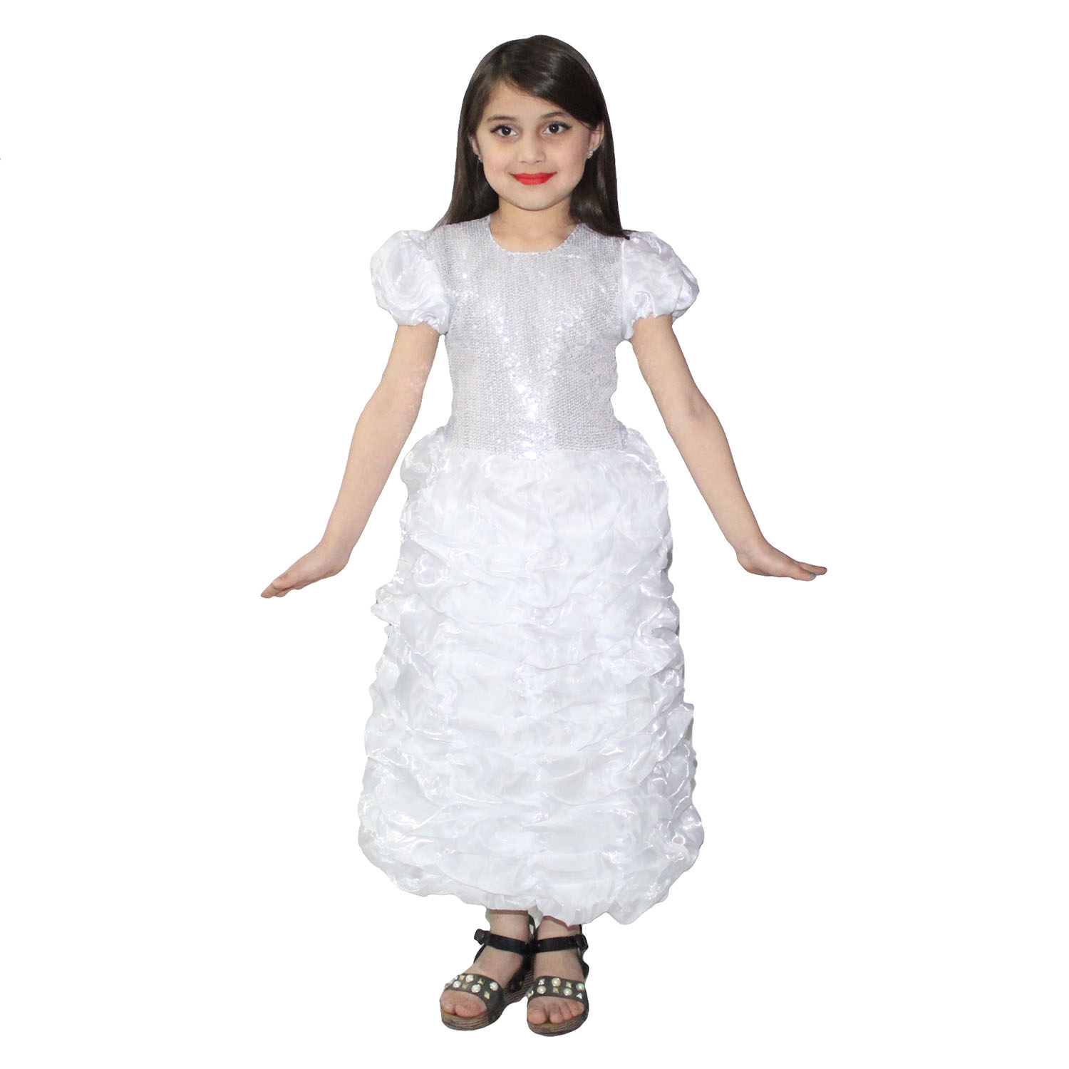 White LCD Gown Fairy Tales Costume