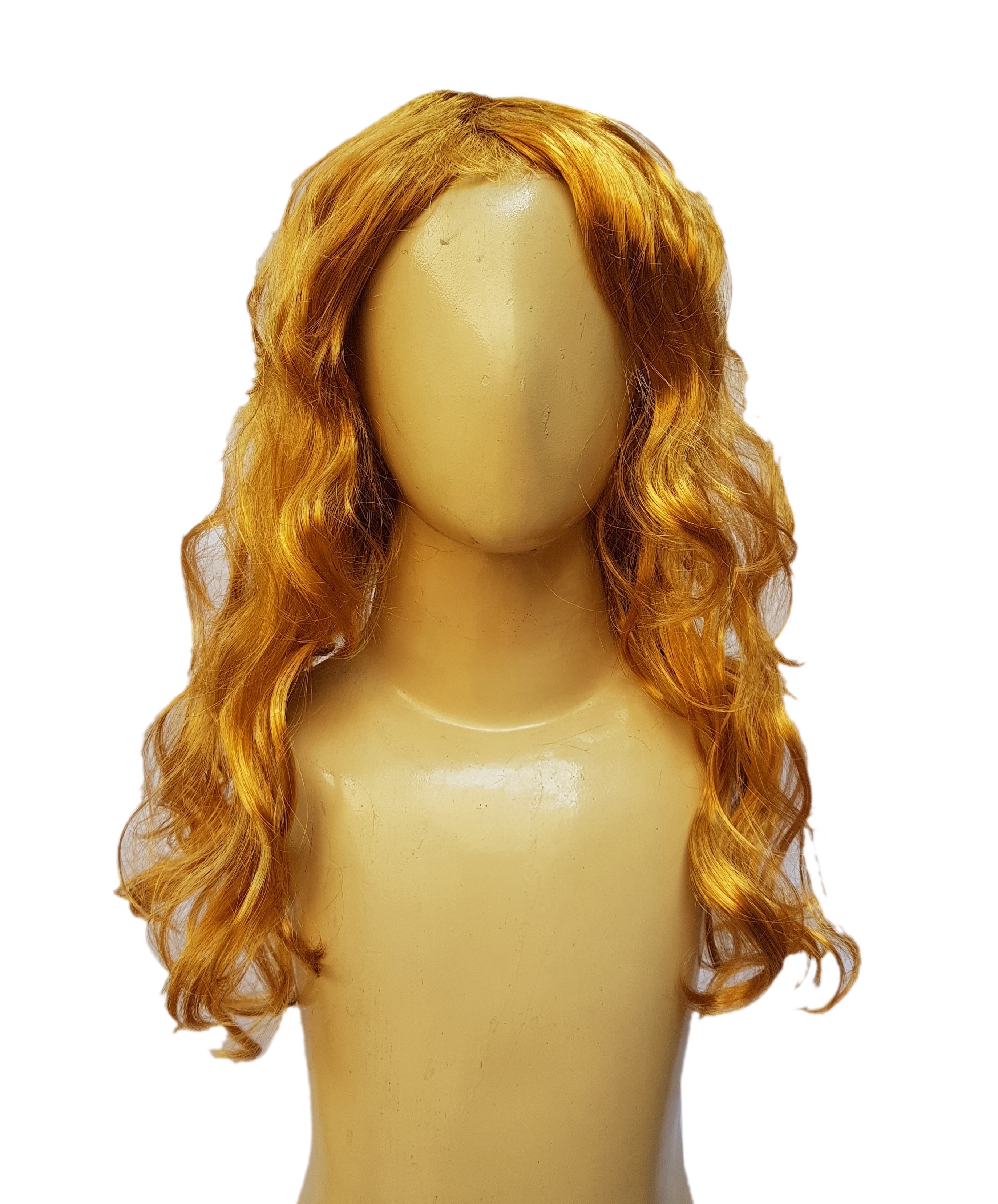 Golden Color Straight Hair Wig