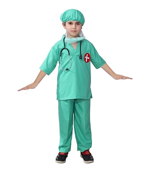 Our Helpers Theme Surgeon Doctor Fancy Dress for Kids