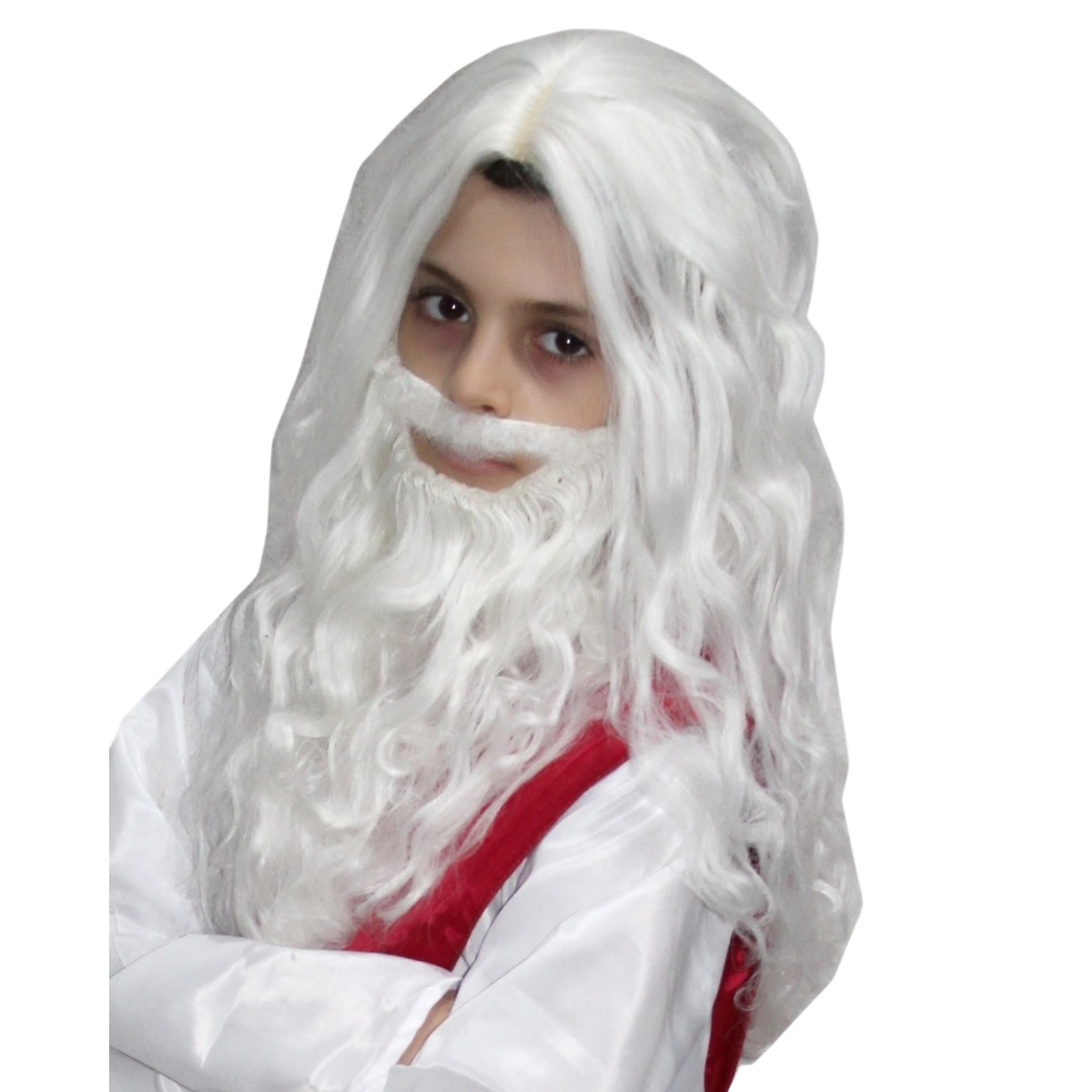 Rabindranath Tagore Wig National Hero Costume For Kids School Annual function/Theme Party/Competition/Stage Shows Dress