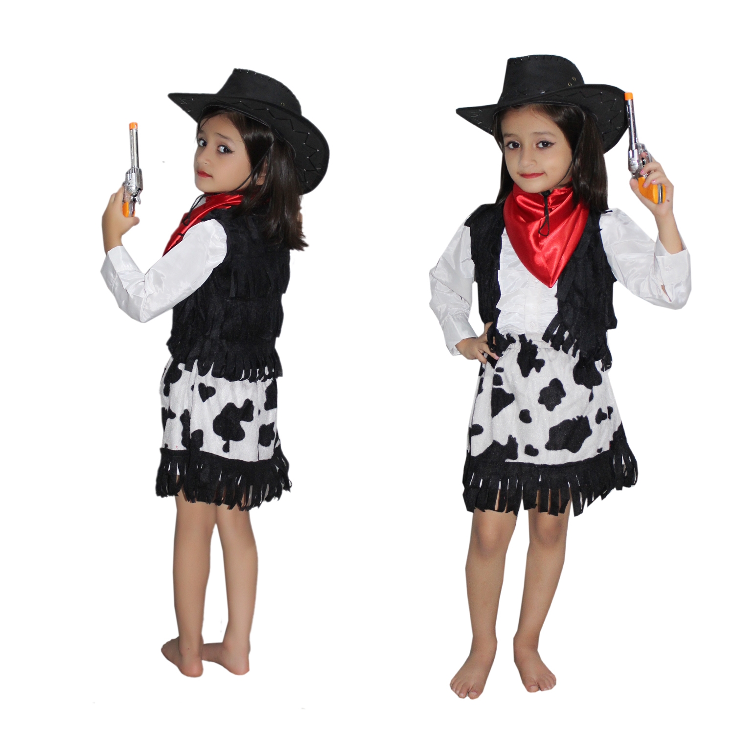 Cow Girl Printed Costume
