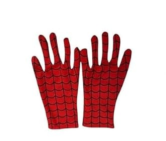 Superhero Spider-Man Gloves for Fancy Dress Competitions