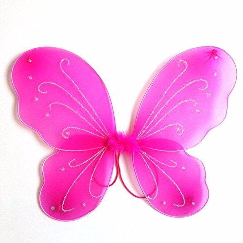 Magenta Butterfly Wings for Kids