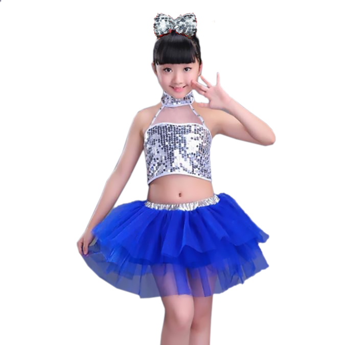 Little Star Net Skirt & Silver Top Dress