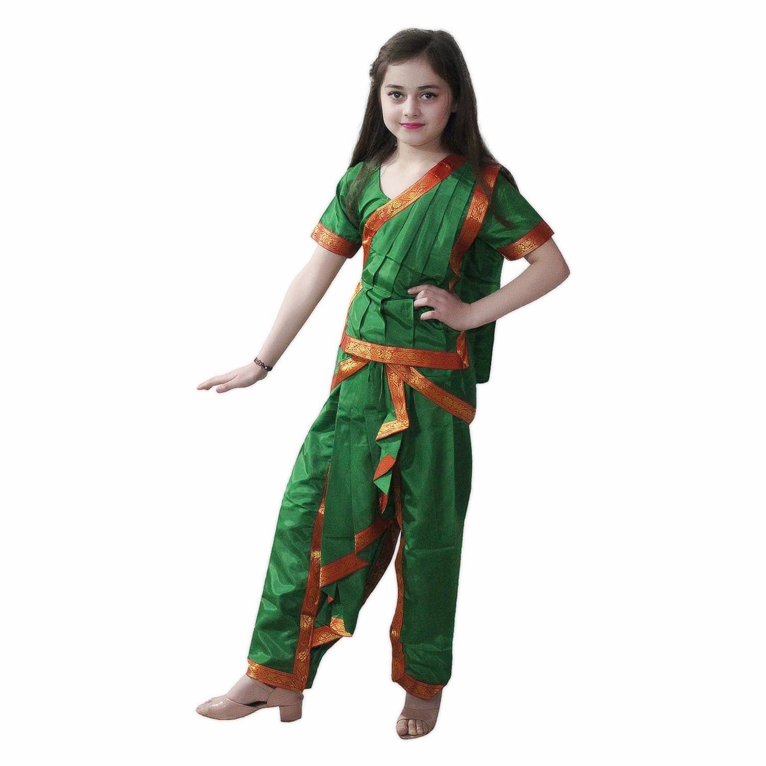Odissi Classical Dance Costume for Kids