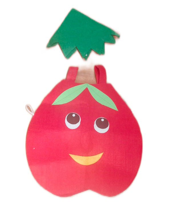 Apple Fruits Costume Cutout with Cap