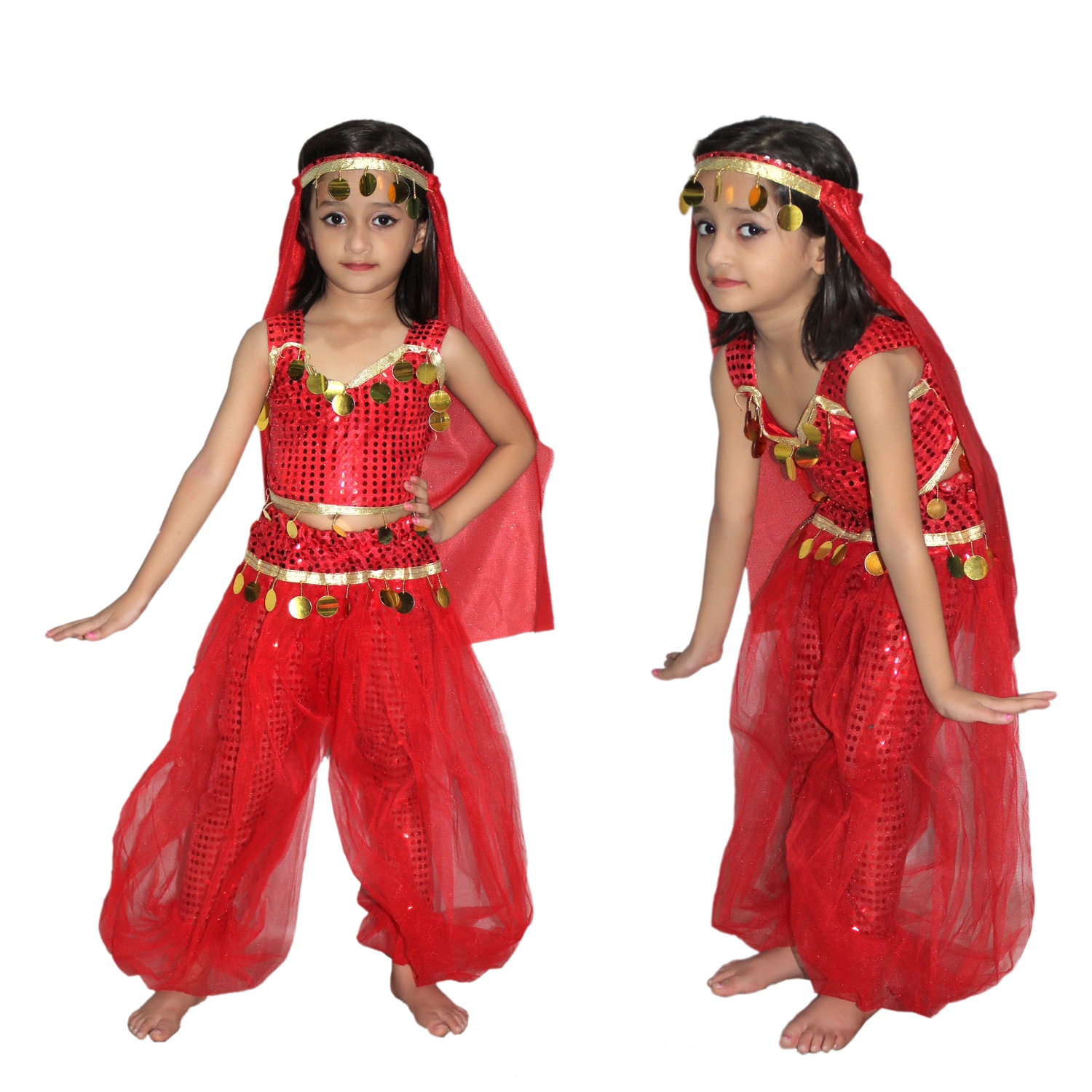 Arabian Princess Jasmine Fancy Dress for Kids