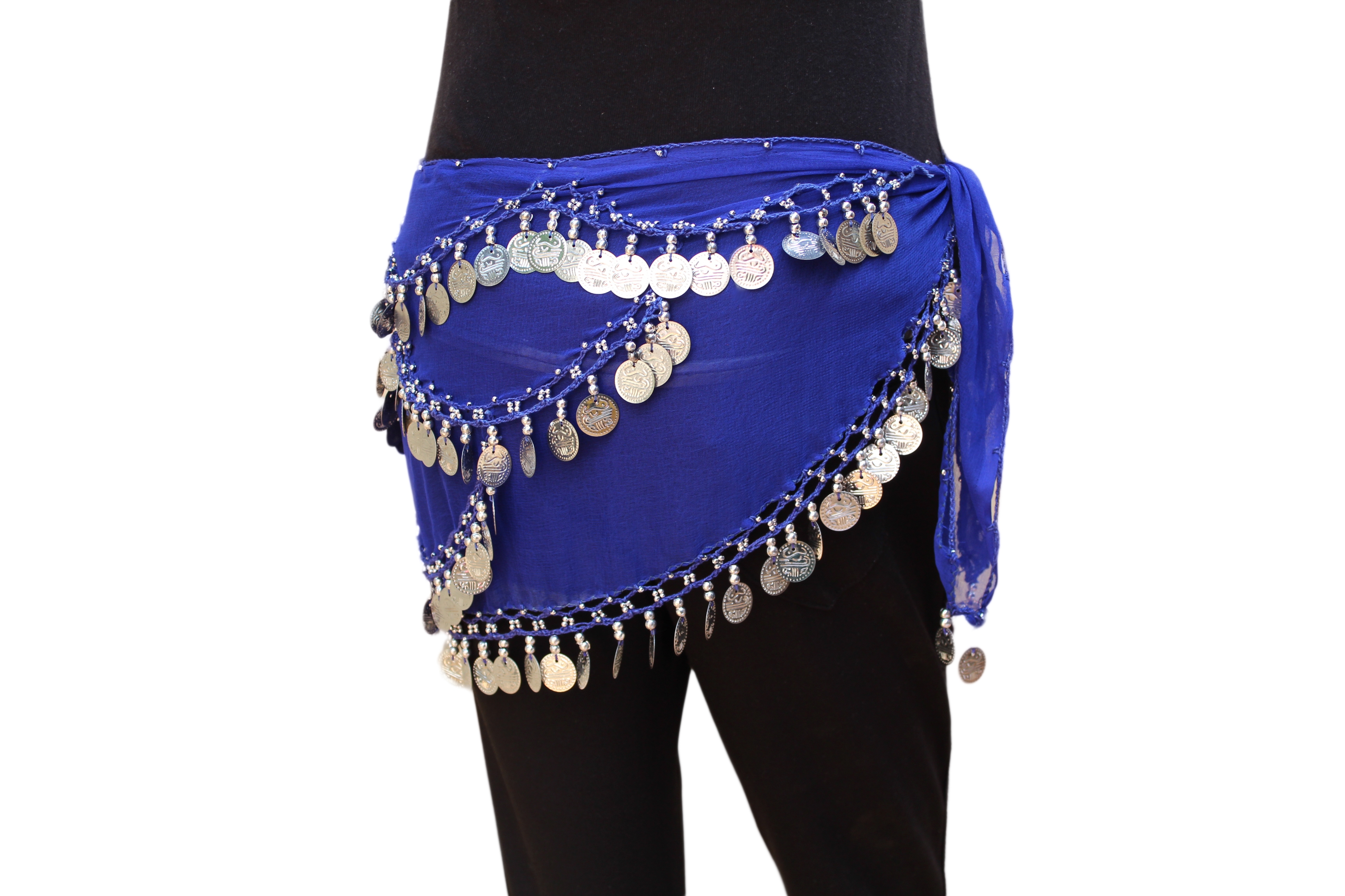 Belly Belt Blue Silver Gola