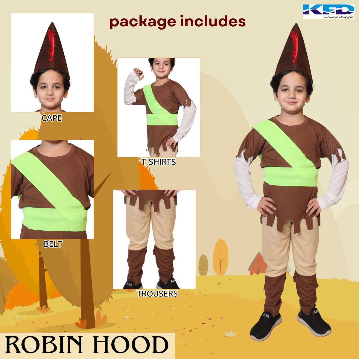 Robin Hood Fancy Dress for Kids