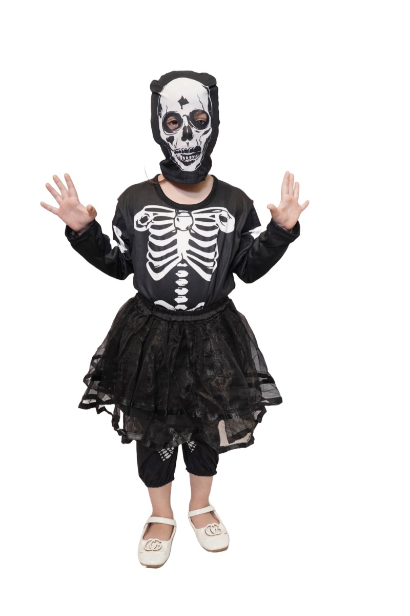 Spooky Skeleton Costume for Girls