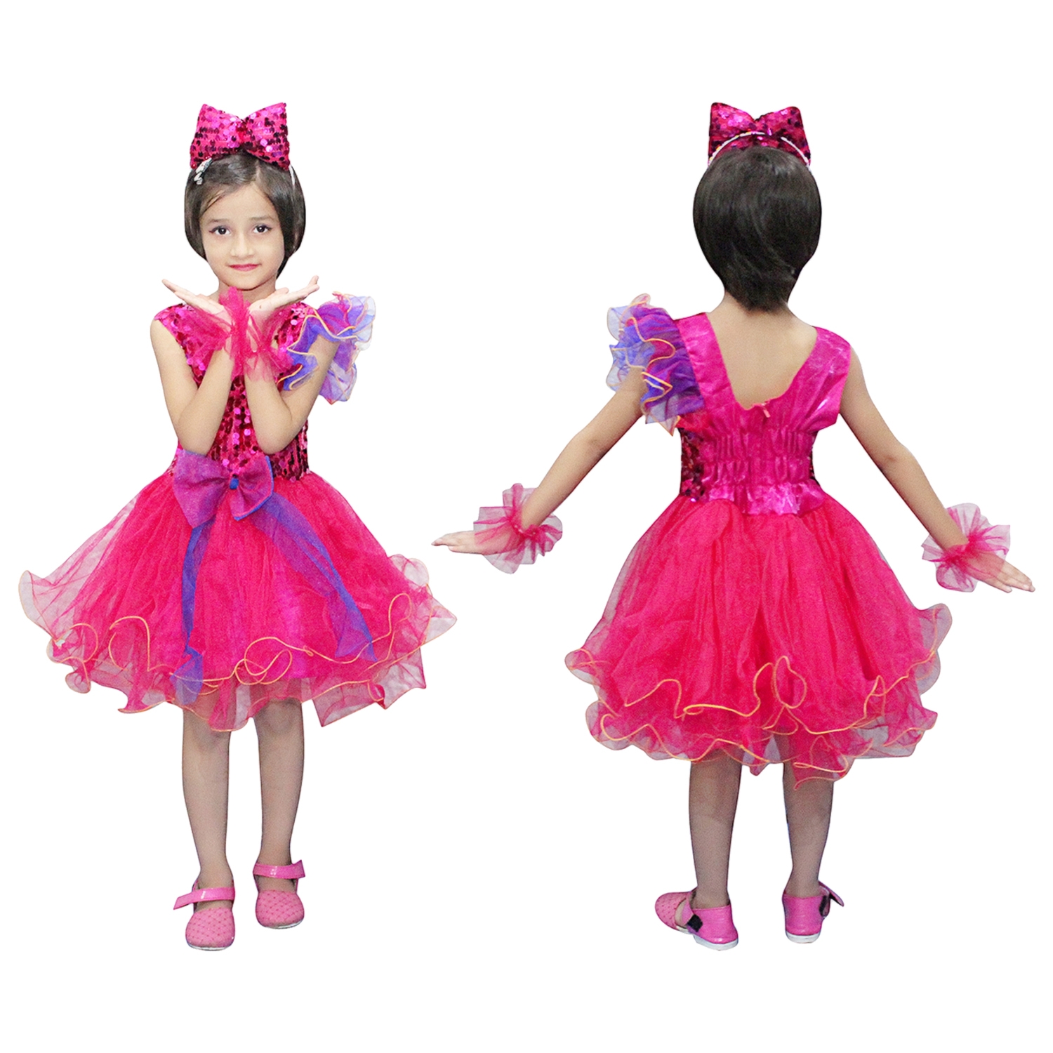 Stylish Magenta Dress for Kids’ Fancy Dress