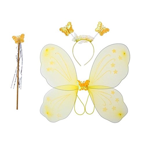 Yellow Butterfly Wings for Kids